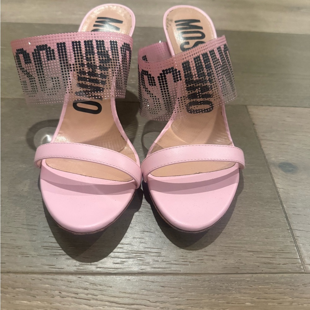 Moschino Light Pink Heeled Sandals